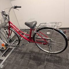 自転車　カゴ付き　鍵付き
