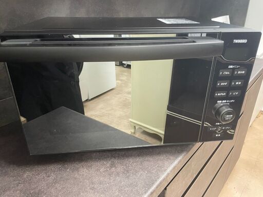 18LオーブンレンジTWINBIRDDR-E8572021年製マットブラックNo.3637※現金、クレジット、スマホ決済対応※