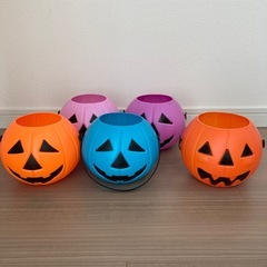 ハロウィン　パンプキンバケツ