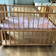 ベビーベッド【町田市再生家具】241528