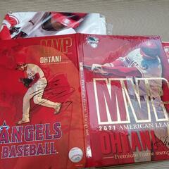 大谷選手MVP記念アルバムとタオルの画像