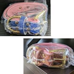 中型犬/大型犬/バイカラー首輪（新品）の画像