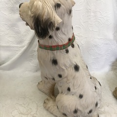 ダルメシアン　犬　置物　約33cmの画像