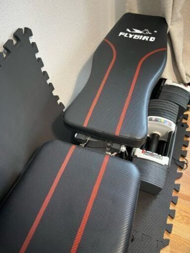 【取りに来れる方限定】トレーニングベンチ　可変式ダンベル　14980円