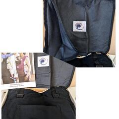 【未使用】正規品 エルゴベビー ベビーキャリア 黒 収納ポーチ付きの画像