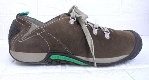 MERRELL メレル パスウェイレース 25.5cm US7.5 ブラウン ウォーキングシューズ レザー スエード メンズ ローカット 札幌市 白石区 東札幌
