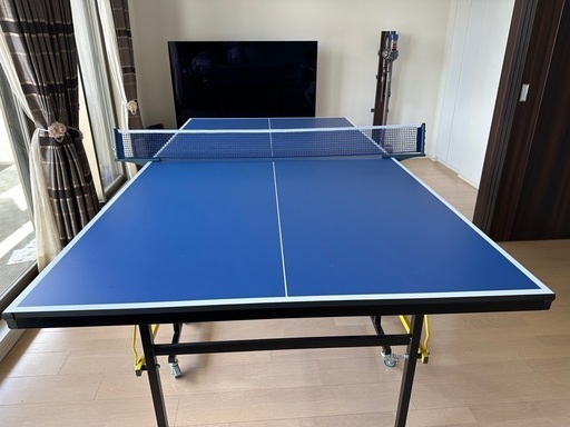 卓球台 家庭用サイズ セパレート式 移動キャスター付
