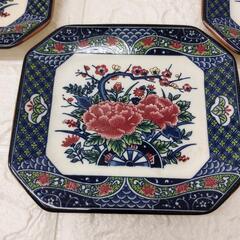 古伊万里風　花車　陶器 　皿の画像