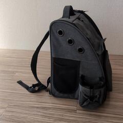 DELLEPICO ペットリュック（グレー、拡張タイプ）の画像