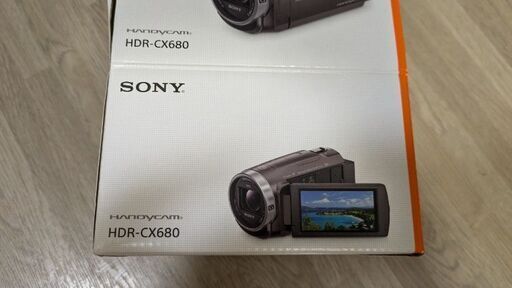 【再々値下げ】未使用　ビデオカメラ　sony handycam HDR-CX680　生産完了色