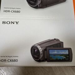 【再々値下げ】未使用　ビデオカメラ　sony handycam HDR-CX680　生産完了色