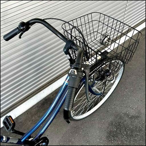 26インチ自転車 6段変速付き軽快車 ネイビー 札幌 東区 店頭引き取り 