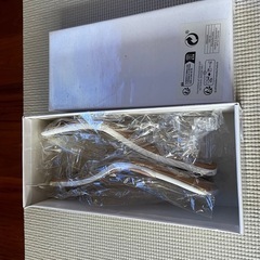 新品　ホワイトクリアヒールの画像