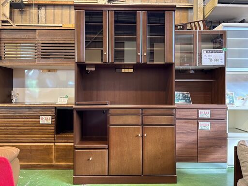 【愛品館八千代店】MATSUDA　松田家具　3枚扉キッチンボード