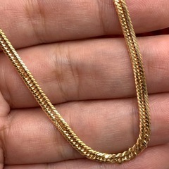 K18 12面トリプル　喜平　ブレスレット　5.1g 約18.5cm