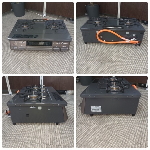 9.13[八4727] 〈中古品〉LPガス用　パロマ　ガスコンロ   IC-S806BM-R