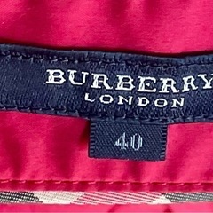 10月中のみ掲載　美品　Burberry ジャケット　レディース　11号　赤の画像