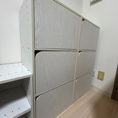 ニトリ カラボ 扉付き3段タイプ 2個セット 