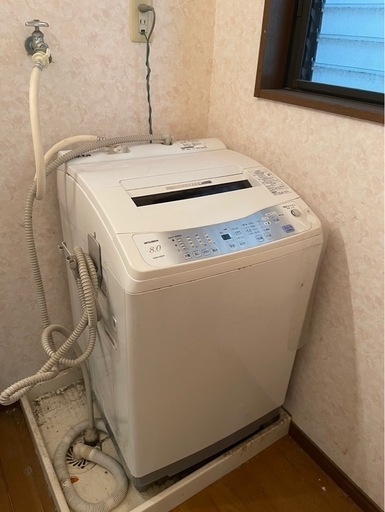 【売ります】洗濯・乾燥機・容量8Kg【三菱】