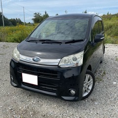 ステラカスタム 車検2年付 内外装綺麗め 四駆