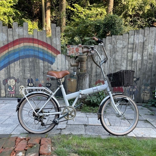 ☆ジモティ割あり☆ 折り畳み自転車 20インチ 赤 クリーニング済み SJ2531