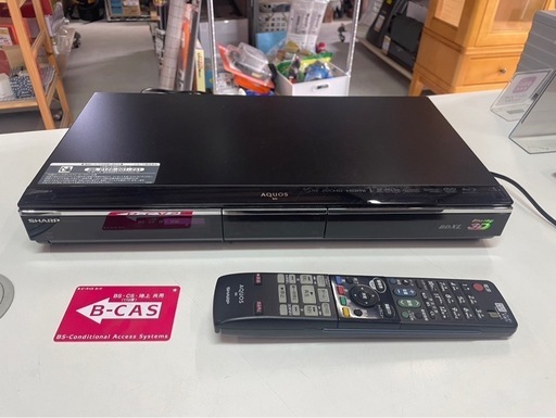 シャープ　SHARP  ブルーレイディスクレコーダー　BD-HDW73  Blu-ray  DVD  映画鑑賞　リモコン付属　稼働確認済　中古品　③