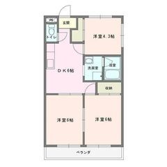 🉐フリーレント賃貸⭐️坂戸駅⭐️エアコン 【収納】 シューズボッ...