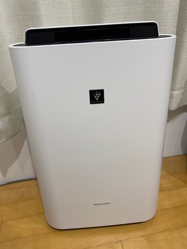 シャープ 加湿 空気清浄機 KC-R50-W プラズマクラスター 7000 空気清浄 23畳 ホワイト タンク容量 約2.5L/加湿量500mL
