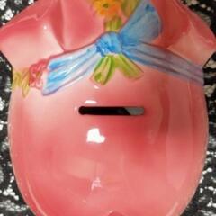 子豚 貯金箱 陶器 の画像