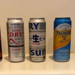 アサヒ　生　スーパードライ　500ml その他、生ビール3本、合...
