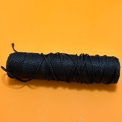 漁具　漁師が利用するロープ　魚網修理糸(黒)5点セット
の画像