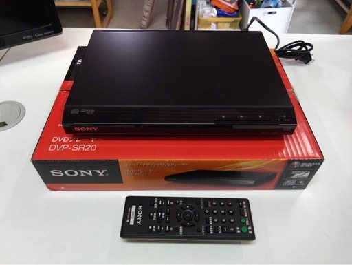 ●ソニー SONY DVP-SR20 2019年製 再生専用 DVDプレーヤー リモコン 説明書 付属 動作確認済 中古 ③