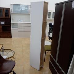 ★ジモティ割あり★  隙間収納 ホワイト H20×D39×W180 クリーニング済み OJ5787の画像