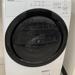 SHARP  ドラム式洗濯乾燥機　ES-S7G-WL  2022年製