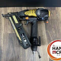 【中古】日立 高圧フロア用釘打機 NT50HMF 使用釘サイズT1823F～T1850F 使用釘長さ32～50mm 使用空気圧力1.76～2.26MPa（18～23kgf/㎠） ケース,取扱説明書,保護メガネ,ノーズキャップ付