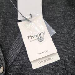 ★【Theory / セオリー】新品❗  メリノウール100%  リブ編みカーディガン 【定価35,200円】Sサイズ  北九州店舗店頭販売のみの画像