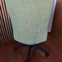 ファブリックチェア(ライトグリーン)の画像