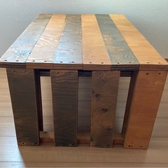 パレット風ローテーブルの画像