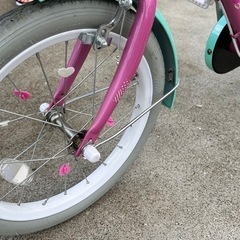 中古美品　16インチ自転車　女の子の画像