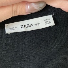 Zara ニット カーディガン レディースの画像