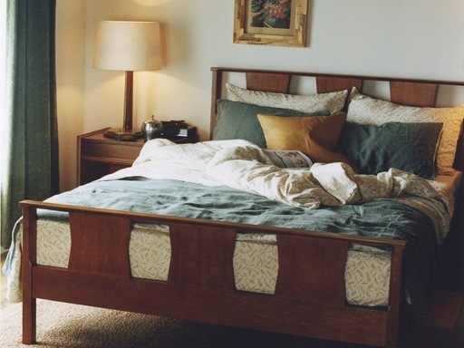 【美品】【フランスベッドマットレス付き】ACME Furniture　セミダブルベッド