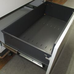 ⭐新生活大応援フェア！！期間限定の特別値下げ！！⭐R658 スチール ラテラルキャビネット 3段引き出し、鍵付き、幅90cm Used・キレイの画像