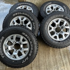 ジムニーシエラ 純正 タイヤ＆ホイール5本セット 中古美品（今