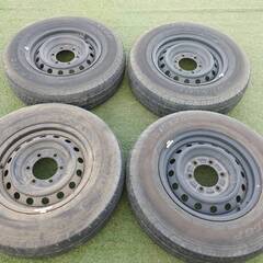 【中古】鉄チン/スチールホイール/トヨタ/15インチ/DUNLO...