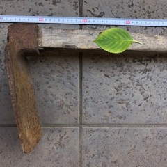 鍬　鍬　くわ　家庭菜園　古道具昭和　当時物の画像