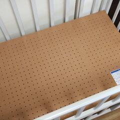 折りたたみミニベビーベッド／ミルキーグレー／カトージの画像