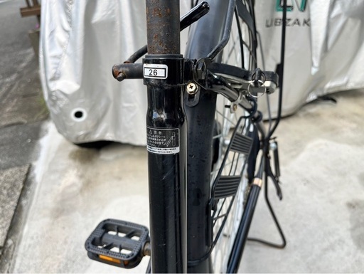 ご購入者様とやり取り中です！中古自転車26インチ黒色