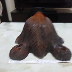 木彫りの熊の画像