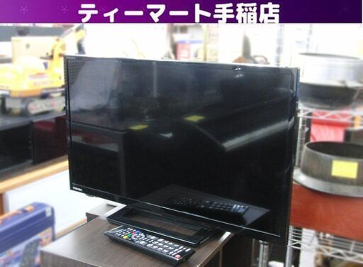 モノハウス在庫多数！！ ② 東芝 24インチ 液晶テレビ 2018年製 24S22 2チューナー ウラ録 HDMI レグザ LED 外付けHDD対応 札幌 手稲