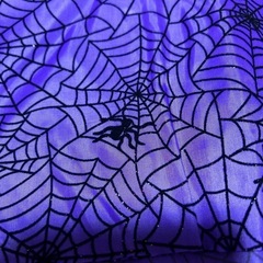 ハロウィン柄の生地の画像